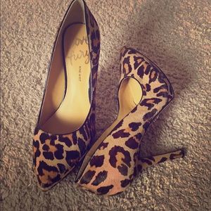 Cheetah print heels
